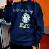 Cpfm Sweatshirt Printed round Neck Long Sleeve Men and Women Loose