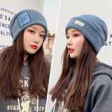 Women Winter Hats Autumn and Winter Women's Fashionable Stylish Earmuffs Fleece-Lined