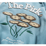 Baby Blue Varsity Jacket Autumn Men's Baseball Uniforms Stitching Sports Jacket Handsome