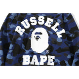 Shark Print Jacket Camouflage Male And Female Couples Wear Plus Size Loose Pullover Hoodie Sweater