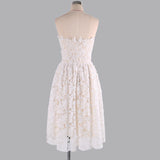 Women Lace Wedding Dress Summer Dress Sexy Tube Top Dress Short Dress