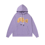 Palm Angels Hoodie Broken Bear Embroidered Hoodie Men's Coat