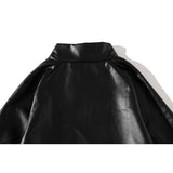 Shark Print Coat Spring And Autumn Fashion Brand Leather Jacket Youth Fashion Leather Jacket