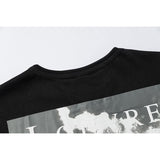 Caravaggio T Shirt Letter Religious Print Short Sleeve T-shirt Men and Women Loose