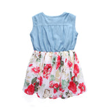 Girl Dress Summer Denim Dress