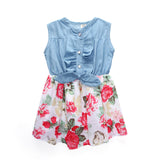 Girl Dress Summer Denim Dress