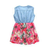 Girl Dress Summer Denim Dress