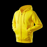 Black Zip Up Hoodie Solid Color With Fur Zip Sweatshirt Male And Female Couples Wear Group Clothes Sportswear