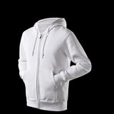 Black Zip Up Hoodie Solid Color With Fur Zip Sweatshirt Male And Female Couples Wear Group Clothes Sportswear