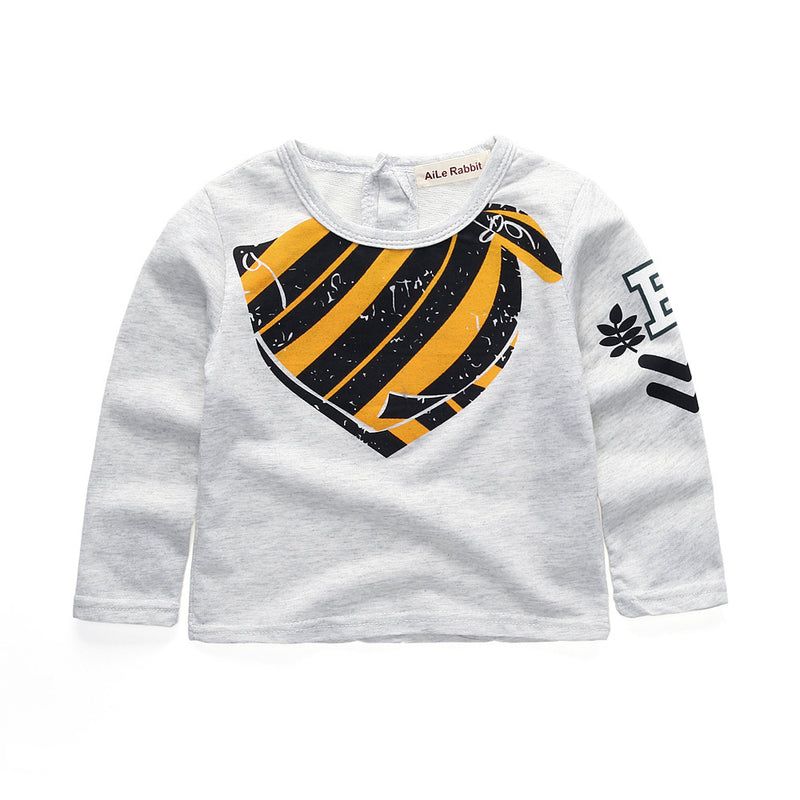 Children Boy Co Ord 2 Piece Set Spring and Autumn Long Sleeve T-shirt Pants Casual Suit