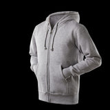 Black Zip Up Hoodie Solid Color With Fur Zip Sweatshirt Male And Female Couples Wear Group Clothes Sportswear