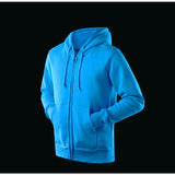 Black Zip Up Hoodie Solid Color With Fur Zip Sweatshirt Male And Female Couples Wear Group Clothes Sportswear