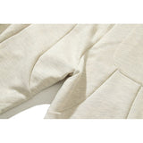 Kanye West Sunday Service Pant Stitching Zipper Dungarees Terry Trousers Couple