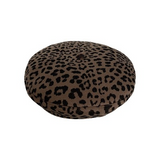 Leopard Fur Hat Beret