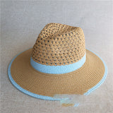 Fedora Golf Hats Summer Beach Sun-Proof Sun Protection Straw Cowboy Hat