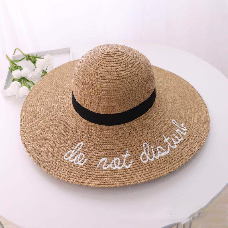 Fedora Golf Hats Fashion Embroidered with Letters Sun Hat Sun Hat Summer Vacation