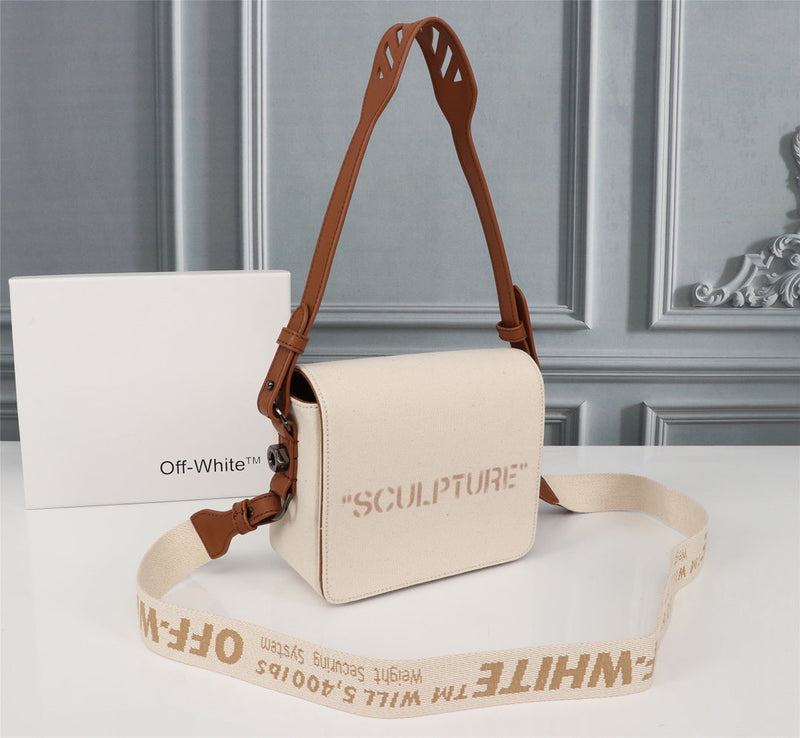 Off White Bag Casual Outdoor Convenient Tote Bag