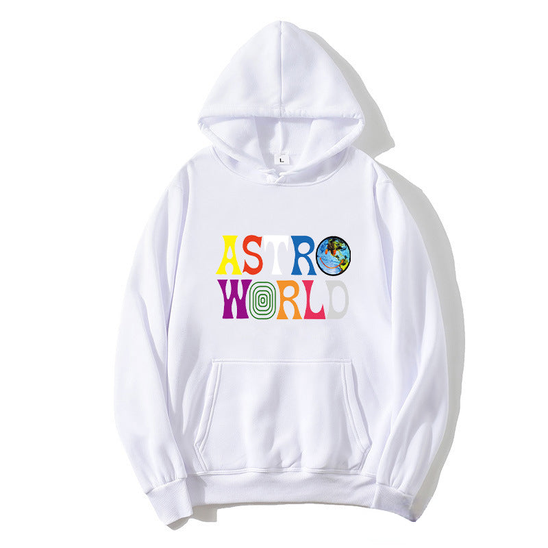 Travis Scott Astroworld Hoodie Spring, Autumn and Winter Men and Women Loose Leisure Sports