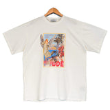 Rhude T Shirt Personalized and Abstracted Printed Loose-Fitting Casual T-shirt