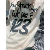 Preppy Aesthetic T Shirt Printed Short Sleeve Retro Washed T-shirt