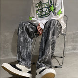 Kanye West Sunday Service Pant Vintage Scrape Jeans Men's Loose Straight