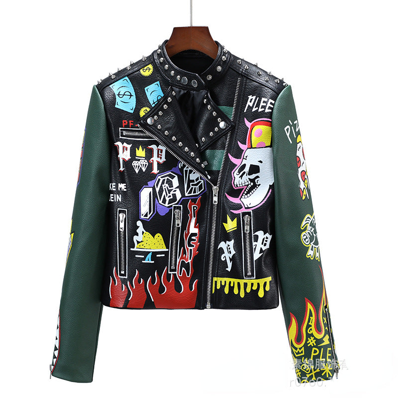 Punk Rock Jacket Printed Punk & Rock Clothes