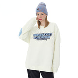 Preppy Aesthetic Sweatshirt Crew Neck Pullover Sweatshirt Loose Casual