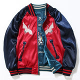 Alaska Varsity Jacket Embroidered Jacket Vintage Baseball Flight Suit Men and Women