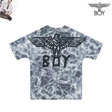 Boylondon T Shirt Plus Size Sports Retro Casual Fashionable