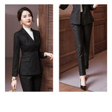 Womens Autumn Uniform Designs Formal Style Office Lady Bussiness Attire Work Suit