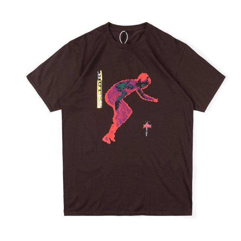 Travis Scott Astroworld Shirt Hip Hop Portrait Related Short Sleeve T-shirt