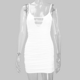 Maddy Euphoria Outfits Summer Women'S Sexy V-Neck Dress