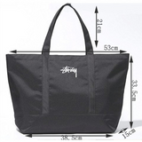 Stussy Handbag Embroidered Waterproof Oxford Tote Bag
