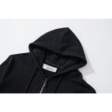 Printed Cardigan Zipper Hooded Coat Plus Size Casual Men's Clothing Owt hoodie