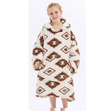 Hoodies Blankets Double-Layer Hoodie Lambswool Loose Sweater Cute Children's Style