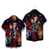 Hellfire Club Shirt Stranger Things Digital Printing Loose