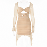 Olivia Wilde See through Dress Hollow-out Tight Dress Fashion Sexy