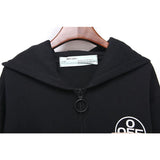 Printed Cotton Sweater Zipper Coat Owt hoodie