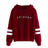 Friends Joey Hoodie Spring and Autumn Sweatshirt Velvet Padded Hooded Sweatshirt