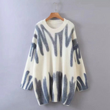 Preppy Aesthetic Sweater Pullover Women's Autumn and Winter Loose Knitwear