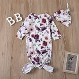 Knotted Baby Gown Children's Pajamas Spring and Autumn Anti-Kicking Blanket Sleeping Bag