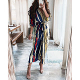 Nina Parker Graffiti Dress Long Sleeve Button Dress Long Dress