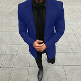 Bohemian Chic Wedding Guest Men Attire Long Sleeve Business Gentleman Formal Coat