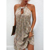 Gingham Dress Summer Fashion Women's Plaid Dress