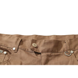 Kanye West Sunday Service Pant Embroidered Overalls Zipper Trousers
