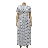 Nina Parker Black Dress plus Size Fashion Casual Set