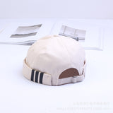 Beanies Striped Printing Leisure Pumpkin Hat Young Student Beret