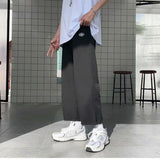 Men Pants Summer Ankle Banded Pants Men's Loose Casual Pants
