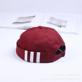Beanies Striped Printing Leisure Pumpkin Hat Young Student Beret