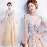 Women'S Evening Dress Ball Gown Princess Quinceanera Wedding Dresses Toast Clothing